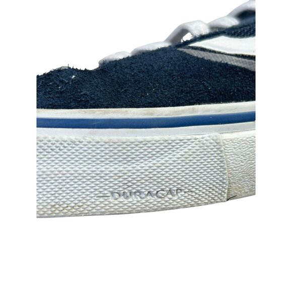 VANS Pro Skate Shoes Sneakers Blue Suede White Mens Sz 7.5 Low Top Lace Up - Picture 12 of 16